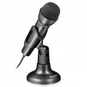 Preturi Microfon karaoke md SVEN MK-500 Microphone Desktop On/off switch Flexible stand Black magazin online itunexx.md